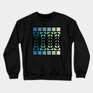 “Dimensional Cloning” - V.5 Blue/Green - (Geometric Art) (Dimensions) - Doc Labs Crewneck Sweatshirt